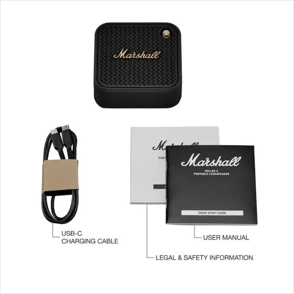 Marshall Willen II portable Bluetooth speaker (black) - Picture 2 of 2